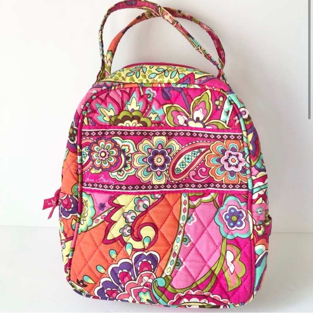 Vera Bradley Pink Swirls Lunch Bag